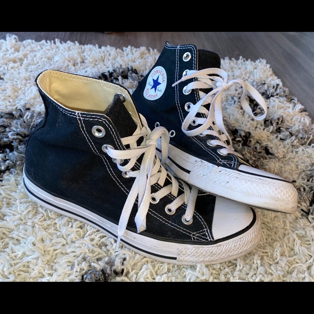 Black Converse Hightops